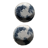 Set of two small Johnson Bros English porcelain plates
