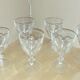 6 verres à vin cristal Rambouillet