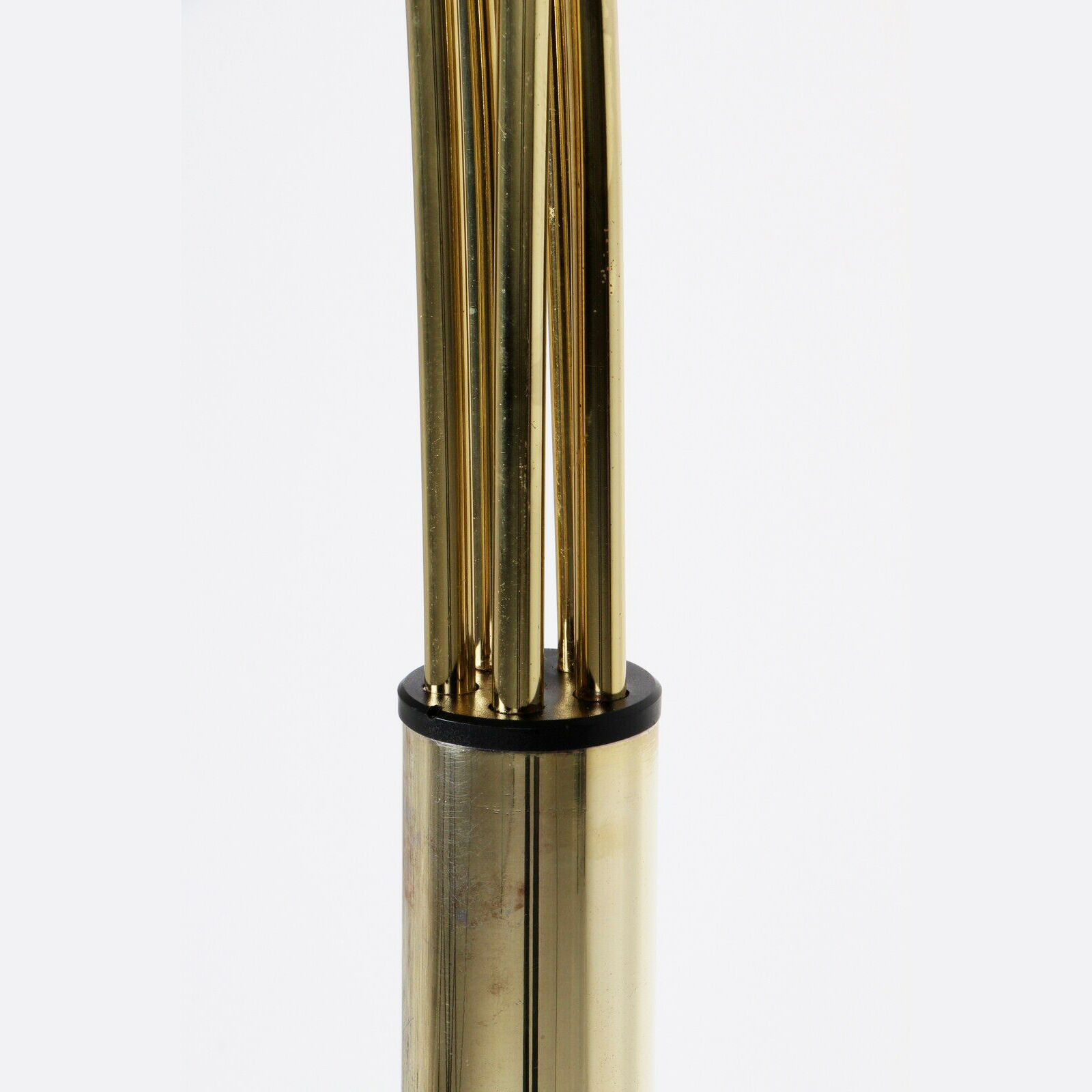 Large lamp arc 5 fires foot marble Reggiani. Italy, 70s