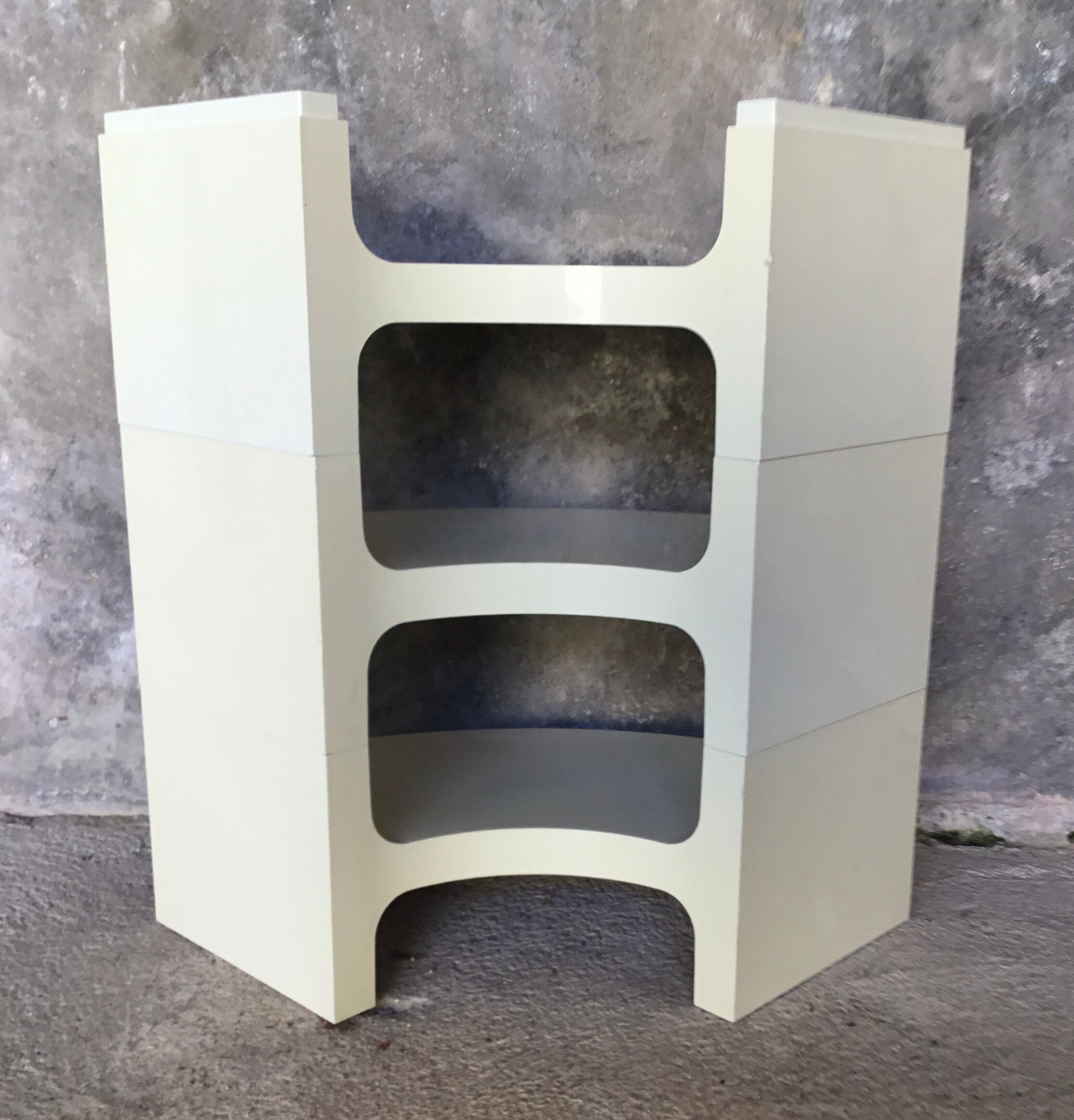 Modular corner shelves by Jo Je Bins for Vardani - Italian design 1960