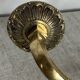 Two Empire style bronze wall candlesticks