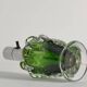 Green Glass Table Lamp Börne Augustsson, Åseda, 1950s