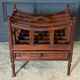 English mahogany magazine holder 1 drawer Mid-twentieth
