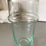 Set of 4 glasses in blown glass