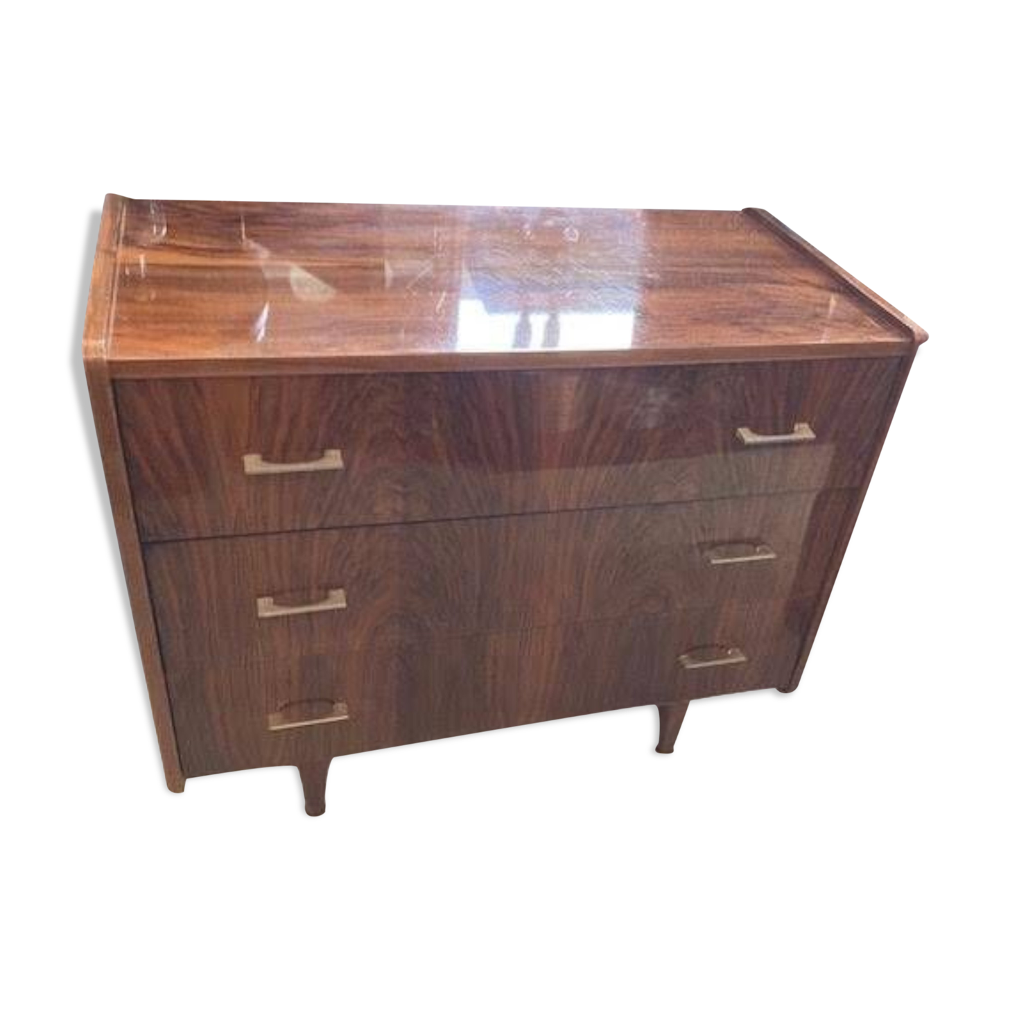 Commode 3 tiroirs en Formica