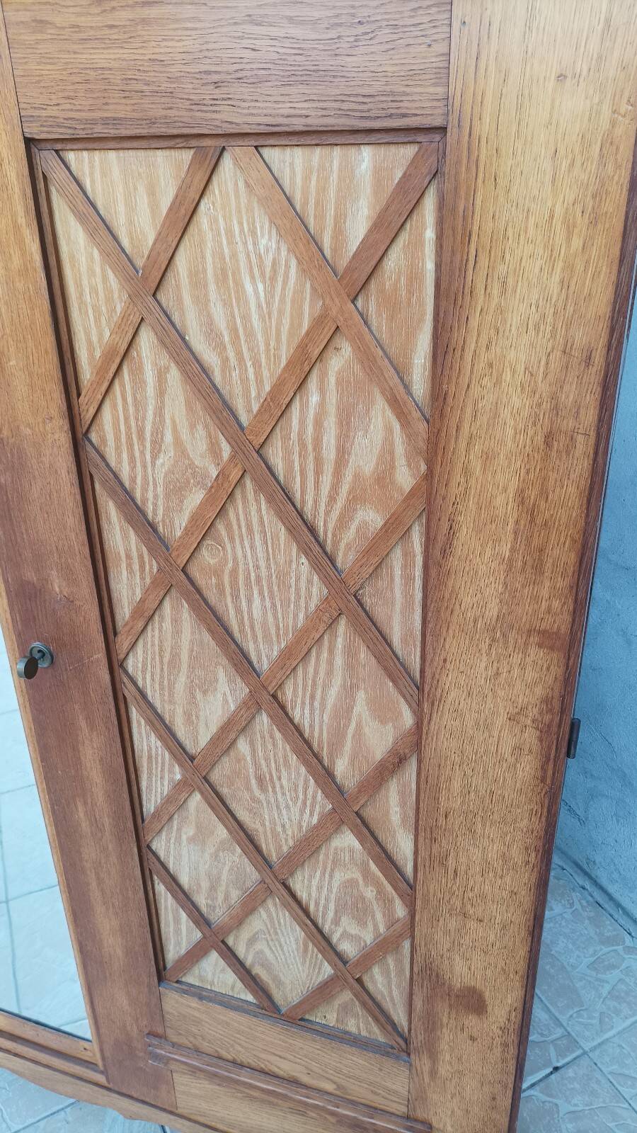 Vintage oak wardrobe