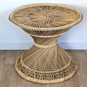 Diabolo rattan coffee table