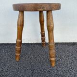 Wooden tripod stool