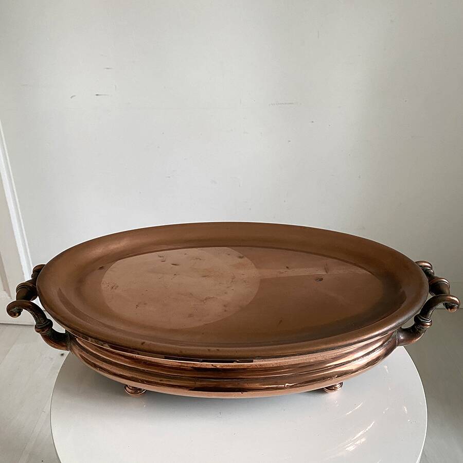 Copper Dish Warmer