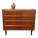 Vintage Scandinavian teak chest of drawers from the 60s