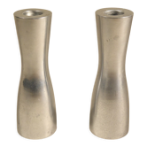 Pair of Ikea designer candlesticks