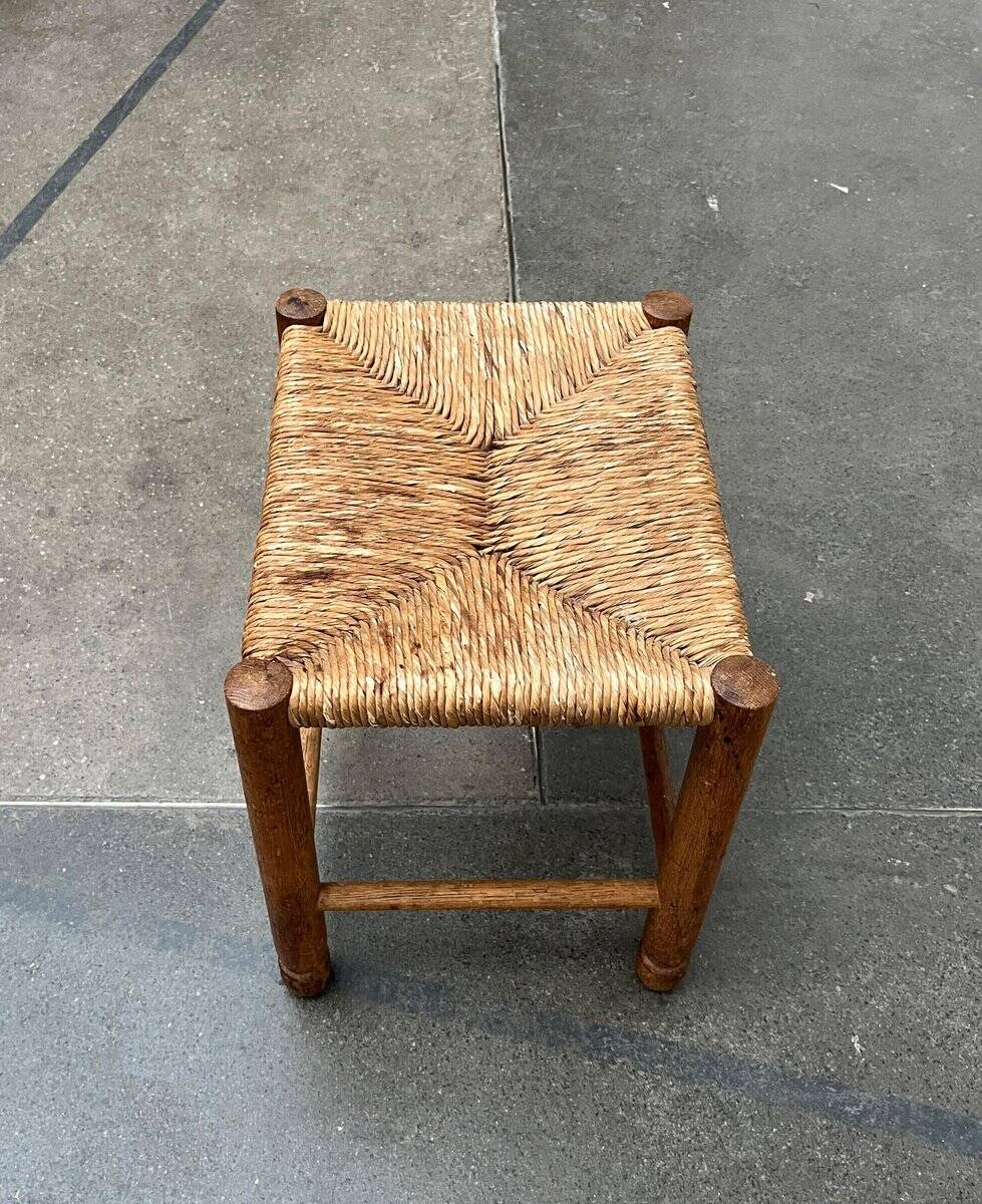 German Mid-Century Wooden Stool, 1960s
