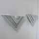 Pair of vintage wall lights, white lacquered metal and glass, Germany 1970s
