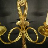 Paire d'appliques aux cors de chasse style Louis XVI - Hettier & Vincent