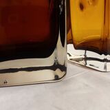 Pair of glass vases Italy 1970s