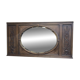 Oak mirror from the early 20th century.