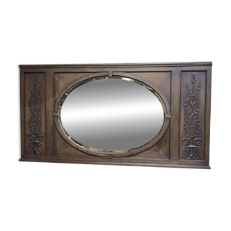 Oak mirror from the early 20th century.