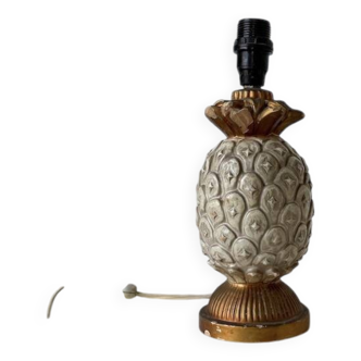 Terracotta “pineapple” lamp base