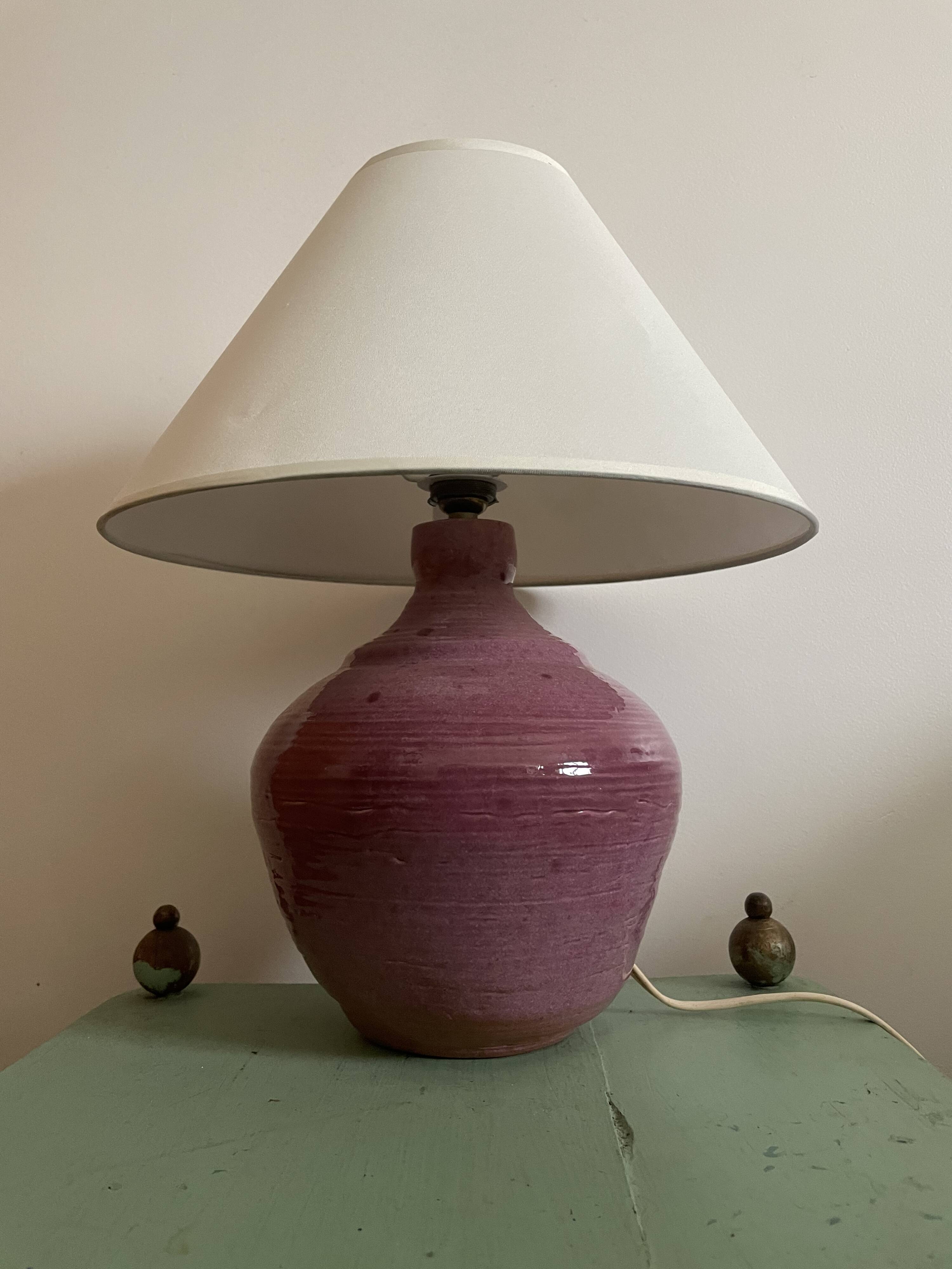Vintage sandstone table lamp