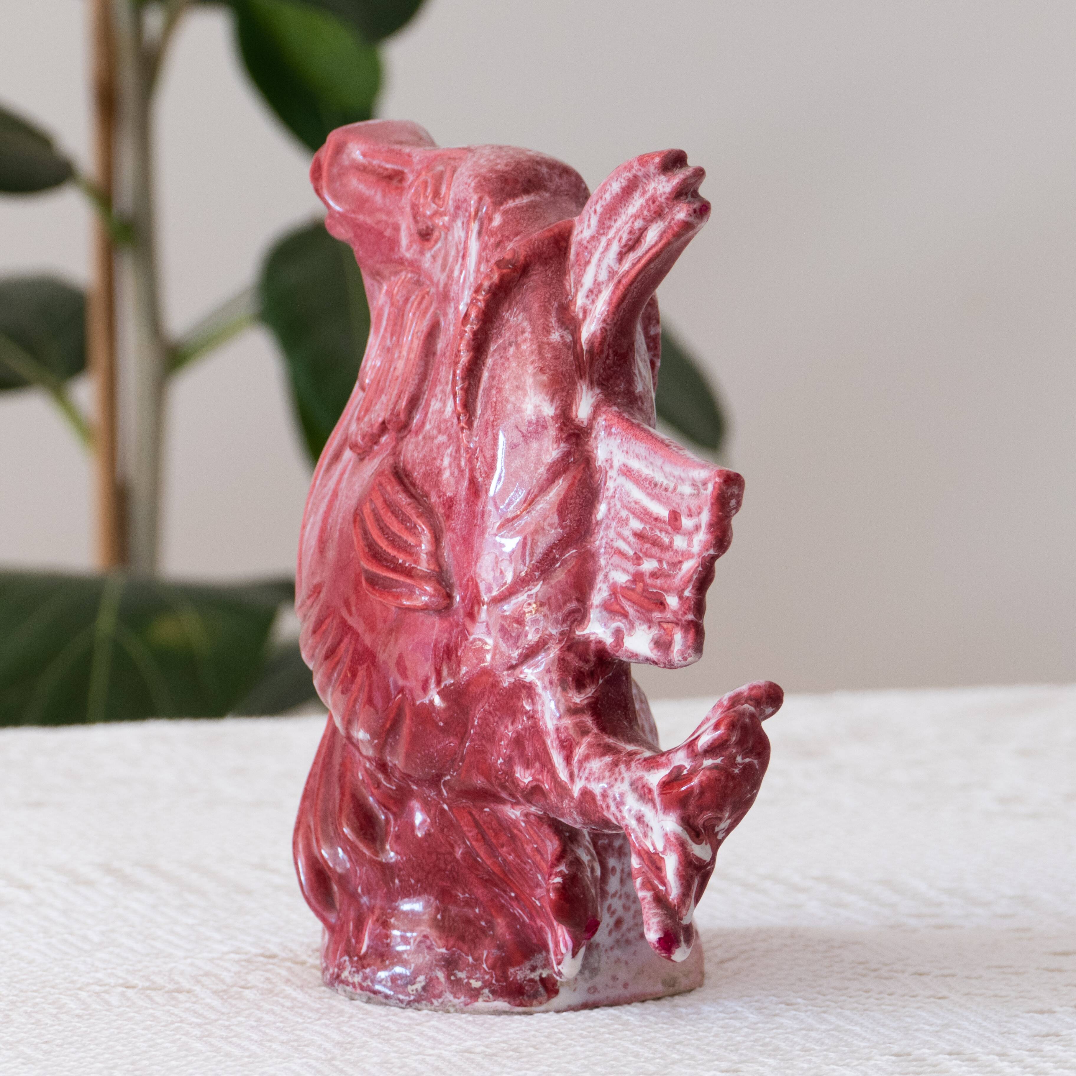 Statue 1930 large enameled fish