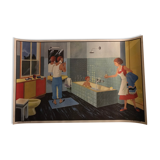 Educational plank 60s