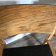 Set of 4 vintage chairs 1980's in beech, thermoformed on the back