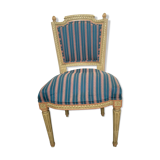 Old louis XVI style chair patinated wood
