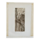 Gravure numérotée ancienne, vue de Venise