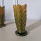 Paire de soliflores barbotine
