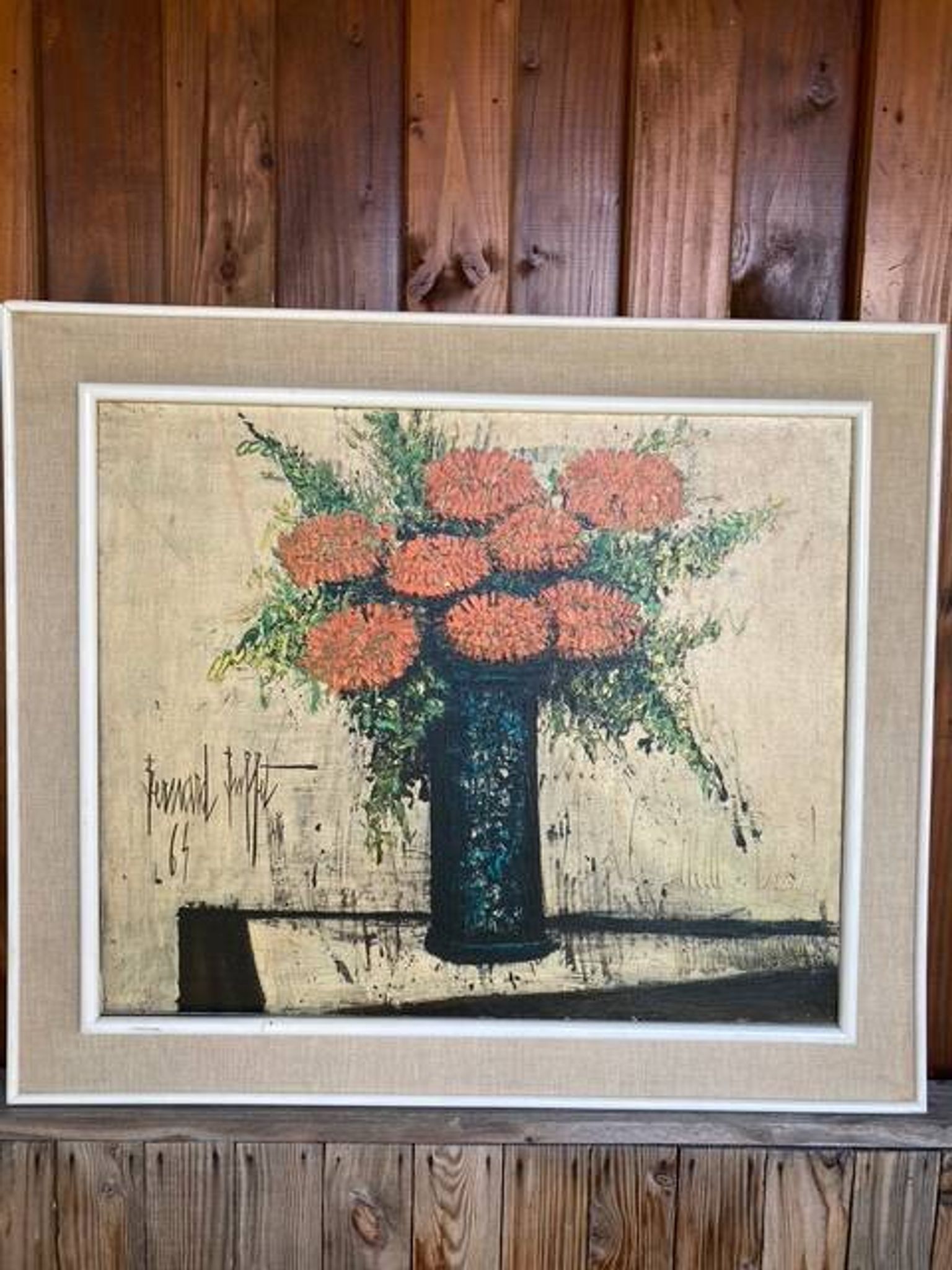 "Bernard Buffet" painting oil reproduction certified and numbered