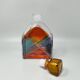 Carafe ou bouteille décorative d'exception des années 1970, signée Luigi Bormioli. Fabriquée en Italie.