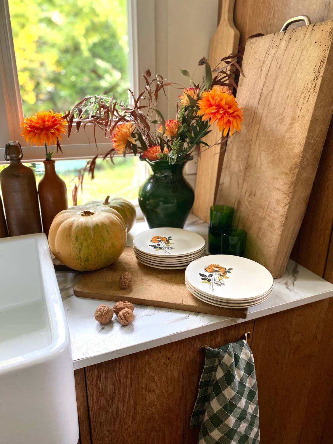 Antique dessert plates