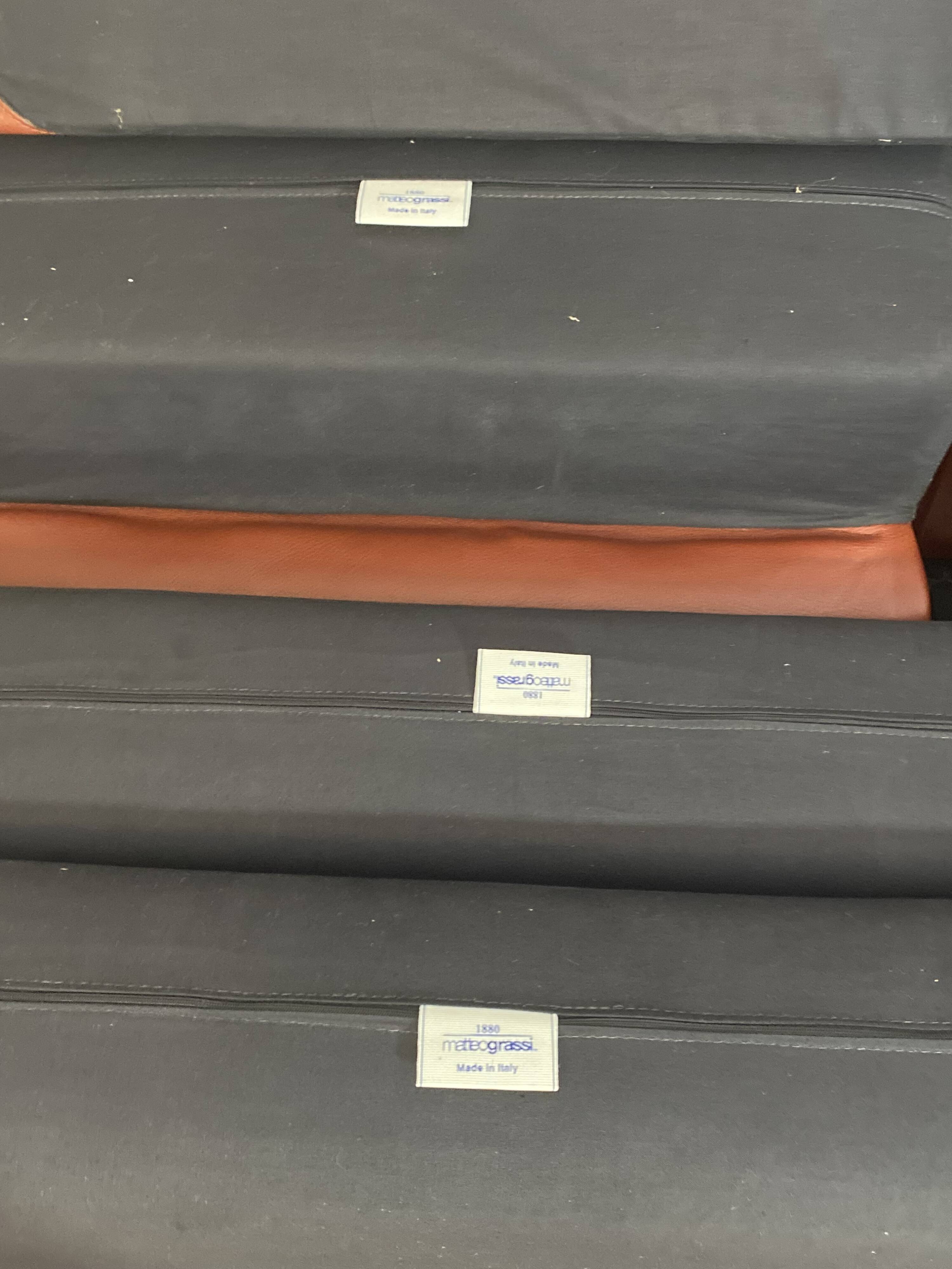 Two-seater canapé Korium KM 3/1 – Tito Agnoli for Matteo Grassi, Italy