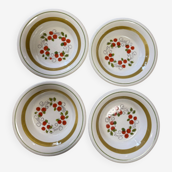 Assiettes creuses italienne à motifs