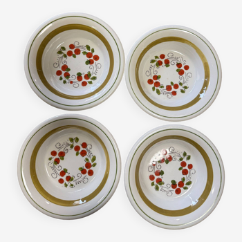 Patterned Italian soup plates