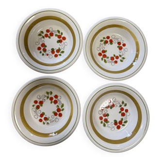 Patterned Italian soup plates