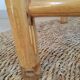 Table appoint hexagonale en  bambou - vintage