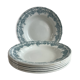 Set of 6 deep plates Saint Amand Argenton collection
