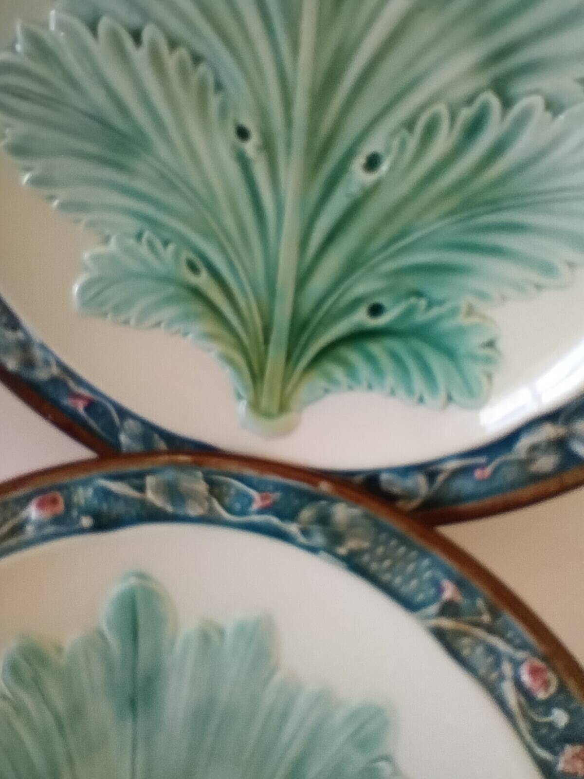 Two Longchamp earthenware plates.