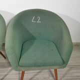 Armchairs from brussels expo, 1960s, set of 2