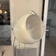 DELMAS three-arm chrome floor lamp - vintage 1970s