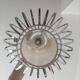 Vintage stainless steel pendant light, 1990s