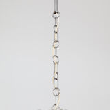 Sputnik Chrome and Glass Flowers Chandelier by Paolo Venini for VeArt 1960s
