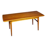 Vintage extendable teak coffee table 1960 DK