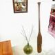 Old wooden oar