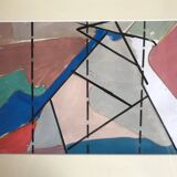 Composition around 1990. Gouache and ink by JM CACERES.