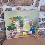 Still life painting canvas