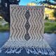 Handmade pure wool rug, size 150/250 cm.