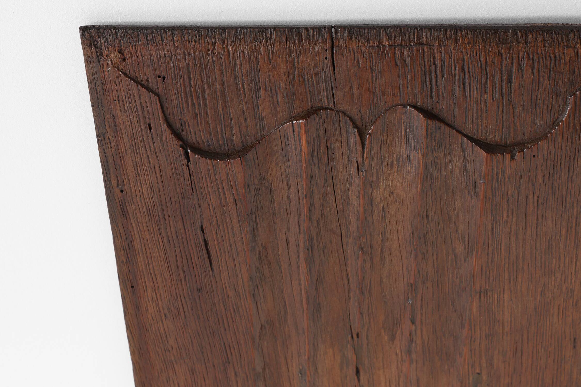 16th Century oak carved Gothic Panel, Belgium