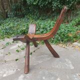 Vintage tripod coffee chair